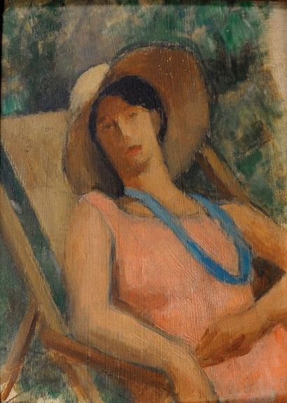 TOUBLANC (XXe)

La sieste.
Huile sur carton,...