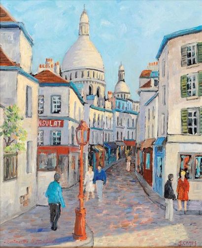 Jacques CAMUS (1937)
«Vue de Montmartre et...