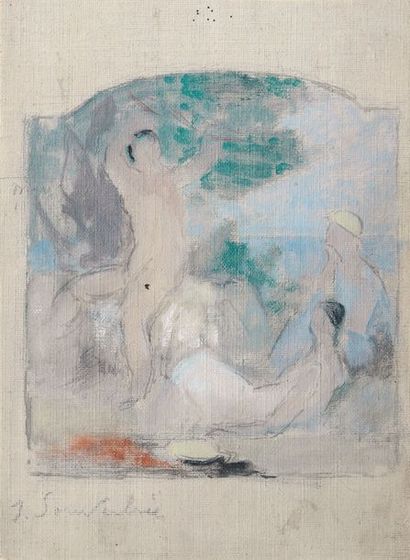Jean SOUVERBIE (1891-1981)
Huile sur toile...