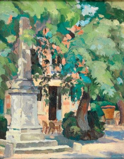Gaston BALANDE (180-1971)
«Sous les arbres...