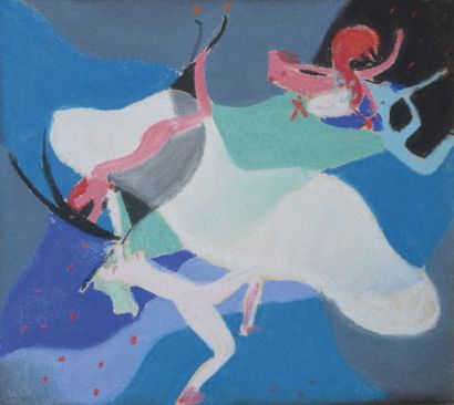 Geza SZOBEL (1905-1963)

Dance de Sabbat.
Gouache...