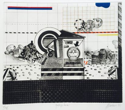 ASSADOUR (1943)
«Quatorze heures».
Eau-forte...