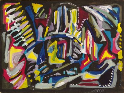 *André LANSKOY (1902-1976)

Composition.
Gouache...