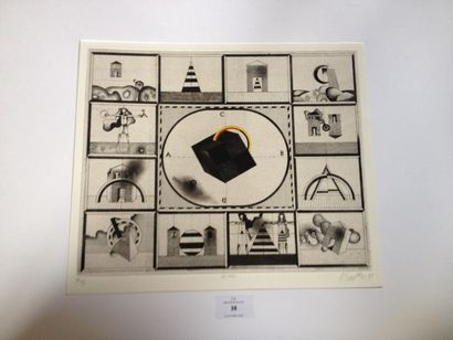 ASSADOUR (1943)
«Le cube» (1975).
Gravure...