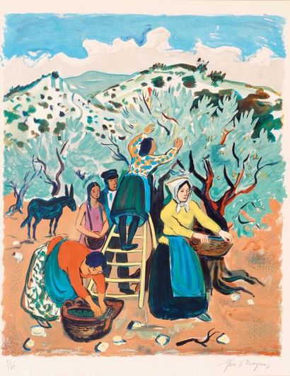 Yves BRAYER (1907-1990)

La cueillette.
Lithographie...