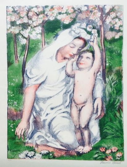 Maurice DENIS (1870-1943)
«L'enfant couronnant...