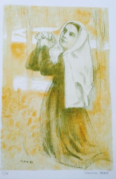 Maurice DENIS (1870-1943)

La prière.
Lithographie...