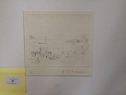 André DUNOYER DE SEGONZAC (1884-1974)
«La...