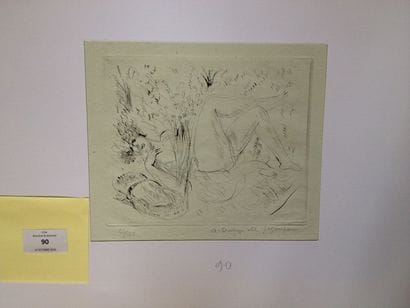 André DUNOYER DE SEGONZAC (1884-1974)
«Bacchante...