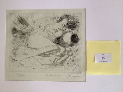 André DUNOYER DE SEGONZAC (1884-1974)
«La...