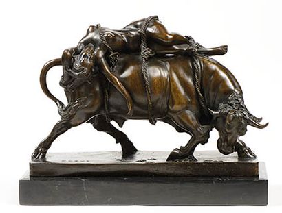 Marcel DEBUT (1865-1933), d'après
L'enlévement...