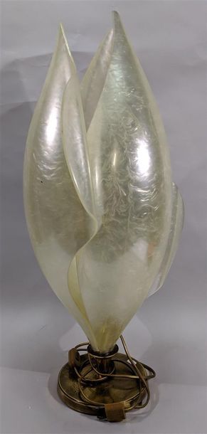 LAMPE en forme de fleur en plastique à l'imitation...