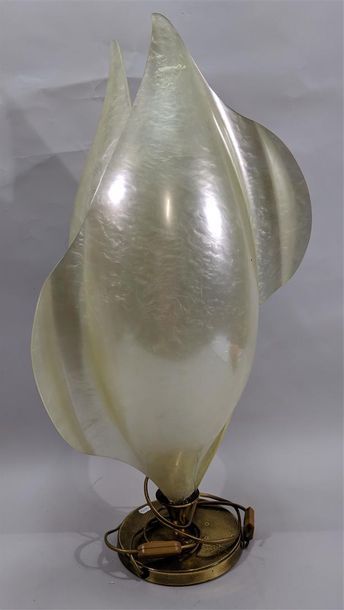 LAMPE en forme de fleur en plastique à l'imitation...