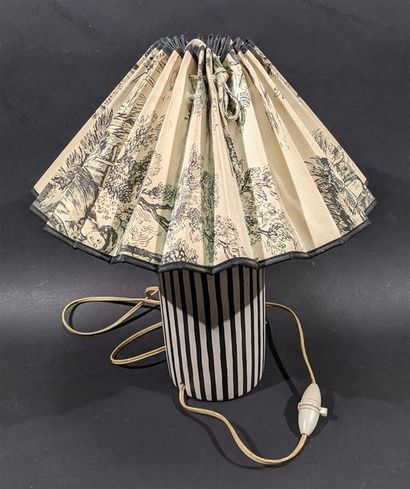 POL CHAMBOST (1906-1983) Pied de lampe en...