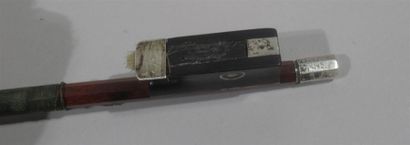 Archet de violon, la baguette en pernambouc,...