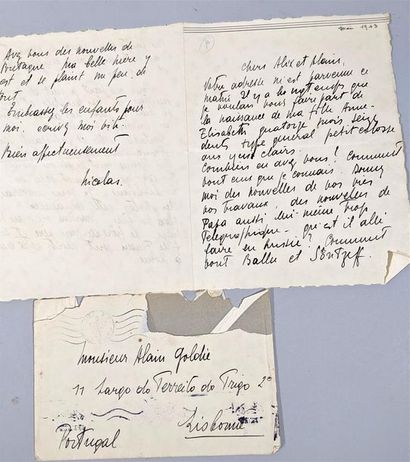 Dix lettres autographes de NICOLAS DE STAEL...