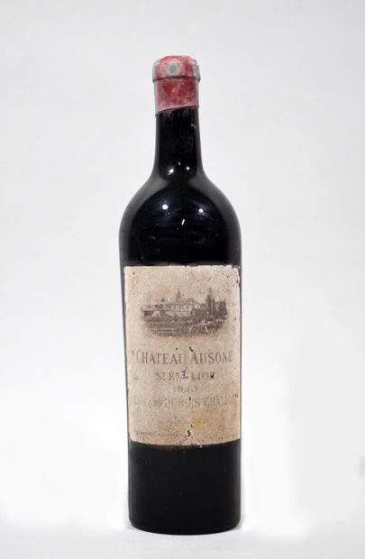 1 Bouteille de CHATEAU AUSONE 1940

Etiquette...