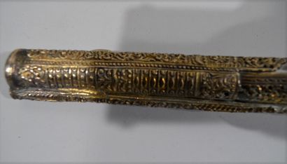 Beau pistolet à silex ottoman. 

Canon rond...