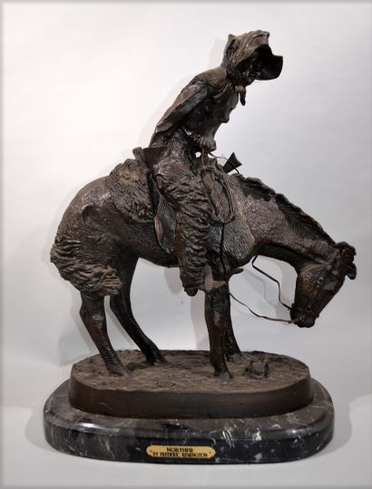 Frédéric REMINGTON (1861-1909) D'après

« COWBOY...
