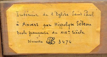 Hippolyte SEBRON (1801-1879) attribué à


