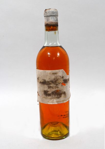 1 Bouteille de CHATEAU CLIMENS Sauternes...