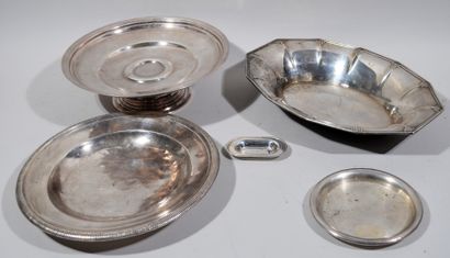 CHRISTOFLE and GALLIA

Lot including a basket...