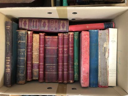 Set of bound books on literature and various...