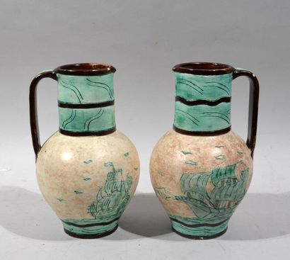 Jérôme MASSIER (1850-1926)

Pair of earthenware...