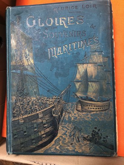 Set of books gathered in two boxes including:...