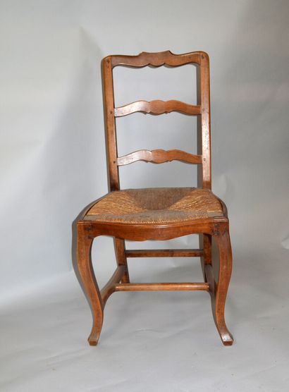 Modern rectangular table resting on four...