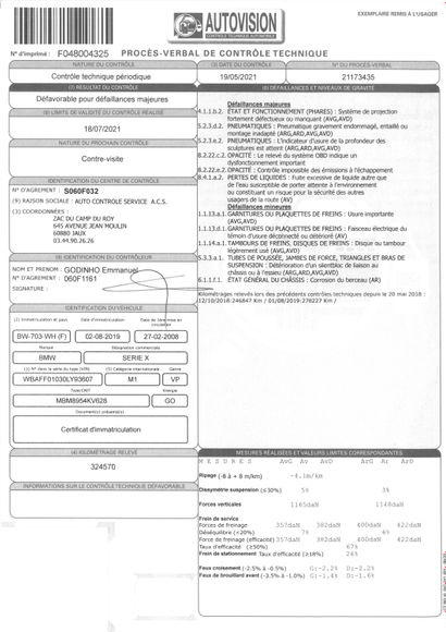 
BMW SERIE X5 II (E70) Phase 1 3.0 SD - Type...