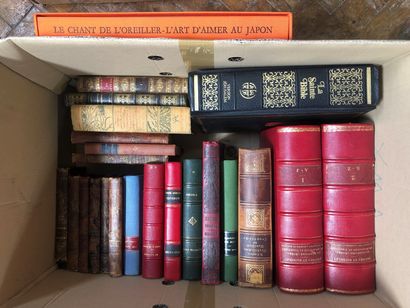 Set of books gathered in two boxes including:...