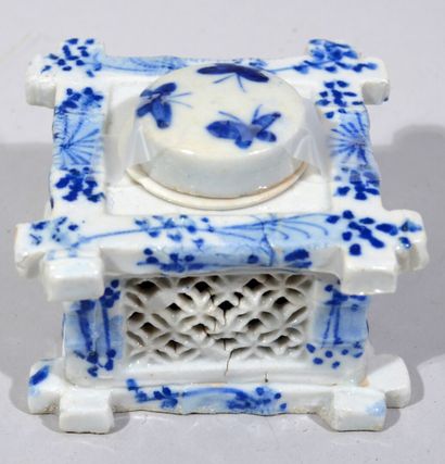 China, 19th century

A square porcelain covered...