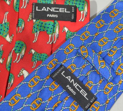 LANCEL Paris 

Reunion of two ties, one in...
