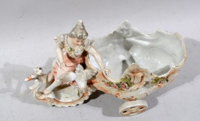 Small porcelain planter in the Meissen taste...