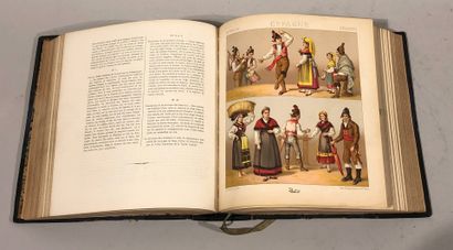 Set of bound books on French history and...