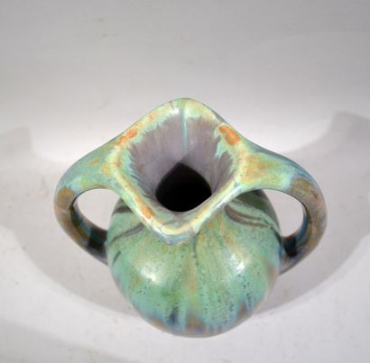 PIERREFONDS

Stoneware pitcher vase with...