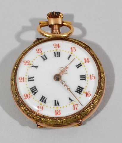 SAVONETTE WATCH in 18K (750/1000) two-tone...