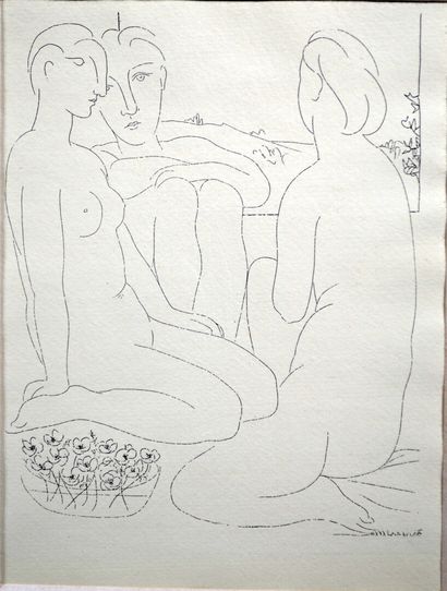Lot of two reproductions after Pablo Picasso...
