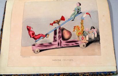 COLLECTION containing lithographic drawings...