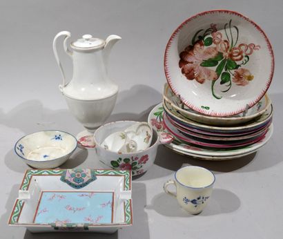A lot of old ceramics including a CHANTILLY...