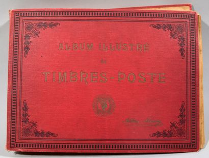 Illustrated album of postage stamps by Arthur...