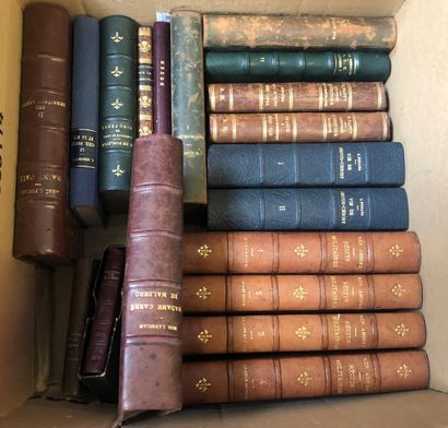 Set of bound books on French history and...