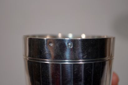 Small TIMBAL in solid silver, Minerva mark,...