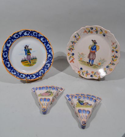 PORQUIER BEAU, Quimper

Lot including two...