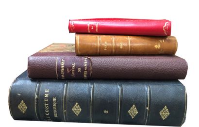 Set of bound books on French history and...