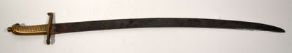 BRIQUET SABRE with iron blade.

(Some wear)

Length...