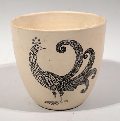 Paul MILET, for SEVRES. 

Ceramic pot with...