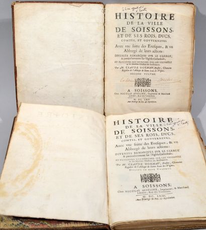 DORMAY (Claude). History of the City of Soissons,...