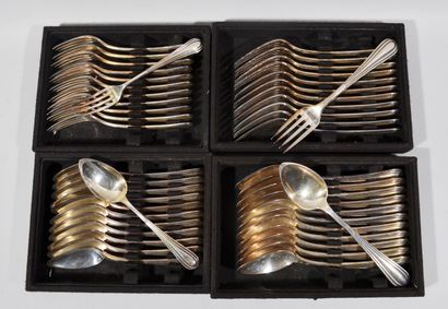 CAILLAR BAYARD

Part of a silver-plated menagere...
